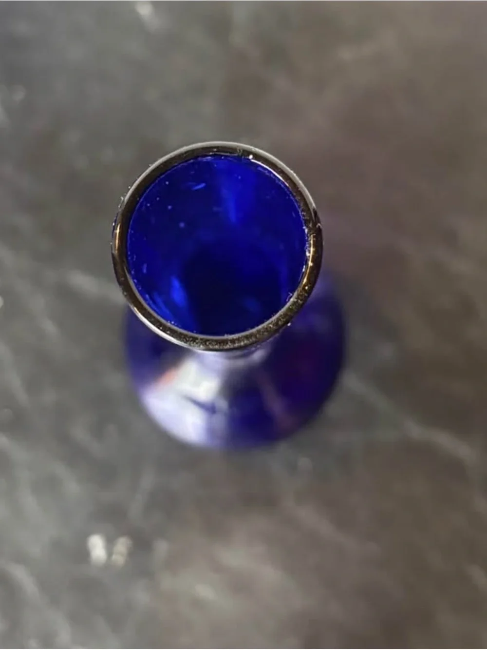 Lot of 5 Different Cobalt Blue Glass Pieces pre-owned
